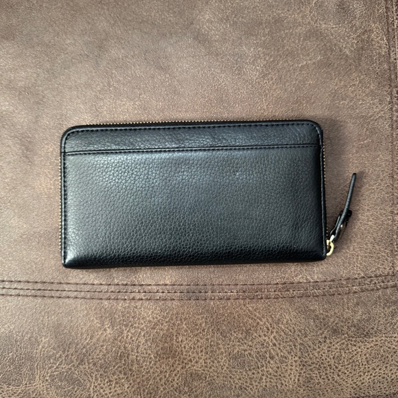NWOT Kate Spade Leila Large Continental
Wallet Black New York Pebble Leather - Picture 2 of 6